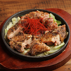 鶏の黒胡椒焼き