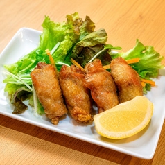 鶏皮餃子
