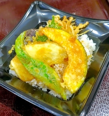 野菜天丼