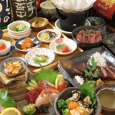 広島名物 和牛 牡蠣 鉄板焼き 暫 広島駅前店のコース写真