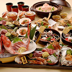 裏なんば酒場　魚伝のコース写真