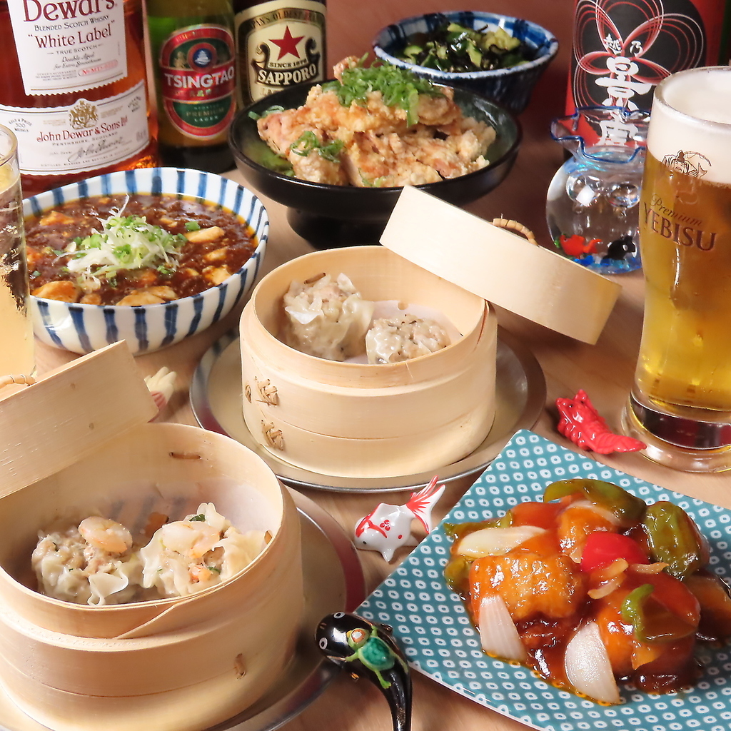 楽天地でこだわりの中華料理が楽しめる中華居酒屋≪ばち金≫です！