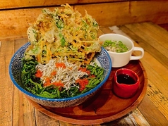 釜揚げシラスのKAKIAGEボウル