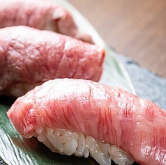 和牛の肉寿司4貫