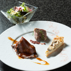 鉄板なか乃のコース写真