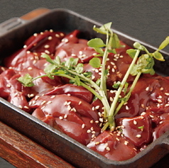 鉄板レバ焼き