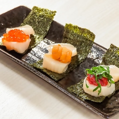 ホタテの海苔包み