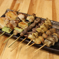 鶏豚串焼き盛り合わせ
