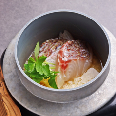 〆料理は当店名物の鯛めしがおすすめです◎