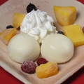料理メニュー写真&nbsp;あまーいマンゴーとアイス大福