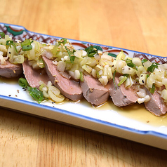 ねぎ塩レバ刺し