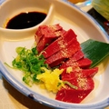 料理メニュー写真&nbsp;(牛)ハツ刺し
