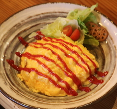 宮崎県産鶏のオムライス