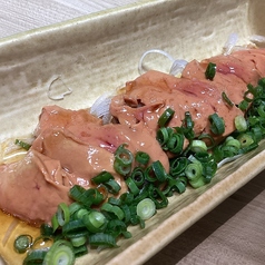 天草大王の白レバー刺し