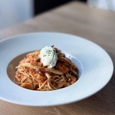 ポモドーロ・コン・フンギ・エ・ベーコン