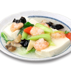 エビ豆腐うま煮/ニラと玉子炒め