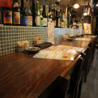 サクッとおひとりで飲みたい時はカウンター席！