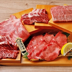 特上和牛の階段盛り