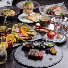 創作和食 本格鉄板焼と刺身 個室和食居酒屋　薊-Azami- 町田店のコース写真