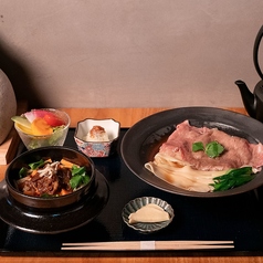 和牛すき煮うどん御膳