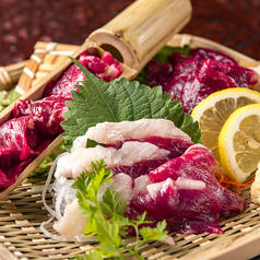 馬刺し3点盛り合わせ