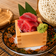 【築地直送】築地直送の極上生本マグロを堪能◎