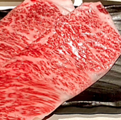 雪降り和牛 サーロインのすき焼き(2枚)
