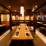 最大200名様まで個室でご案内致します。横浜エリア最大級の個室空間がお待ちしております。