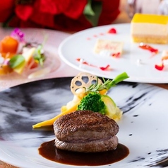 フレンチレストラン シエル アジュールのコース写真