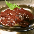 料理メニュー写真&nbsp;馬刺しモモ肉/馬レバー