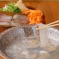 料理メニュー写真 【三陸】真鯛と生わかめの貝出汁しゃぶ鍋