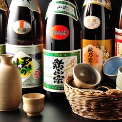 日本酒と焼酎の醸し出す美味しさと深い味わいをご堪能