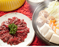 夏でも名物獣鍋！
