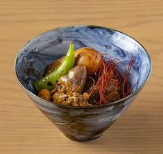 地鶏もつ煮