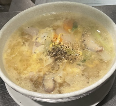 地鶏スープ