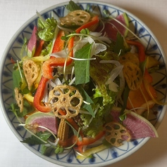 地もの野菜のサラダ