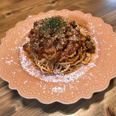 エゾ鹿のミートソースパスタ