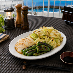 BBQ野菜盛り キャベツ・玉ねぎ・ピーマン