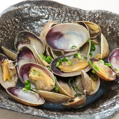 国産あさりの酒蒸し