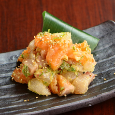 鮮魚のなめろう ～鍛冶の味噌だれ～