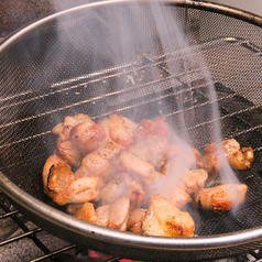 阿波尾鶏の炭火かご焼