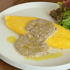 トリュフ香るチーズオムレツ