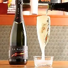 おすすめ！こぼれスパークリングワイン　　グラス