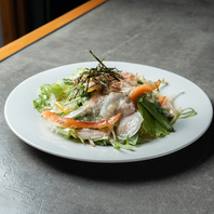 明太とろろの15品目サラダ