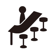 カウンター席あり