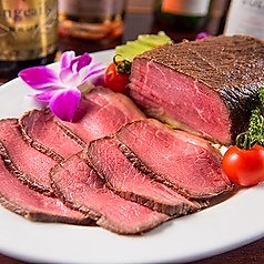 国産牛のローストビーフ