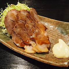 炙りチャーシュー/砂肝にんにく炒め