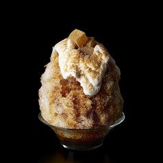 かき氷　沖縄産黒糖使用　黒蜜きなこ