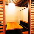 少人数個室もご用意♪落ち着いた店内で、美味しい料理とお酒をお楽しみ下さい。