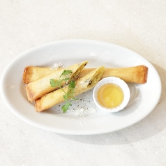 さつまいもとゴルゴンゾーラの春巻き